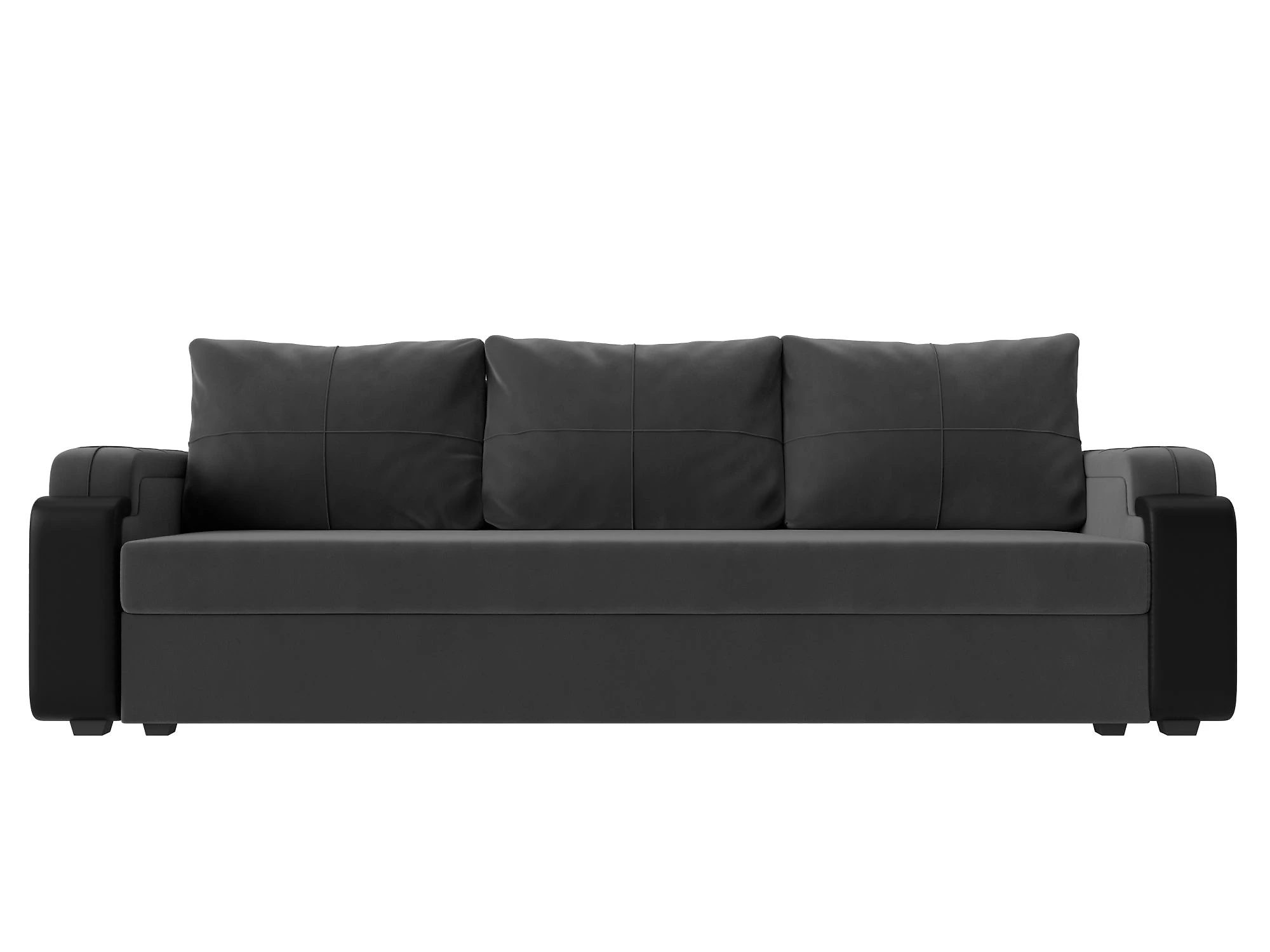 Прямой кожаный диван Николь Лайт Плюш Дизайн 6