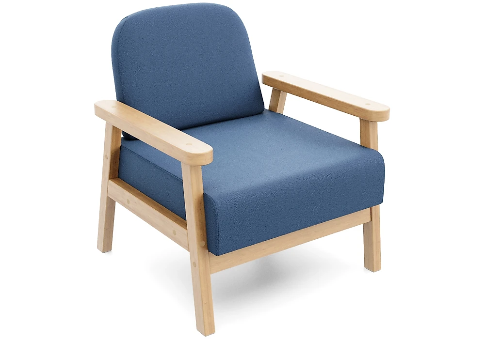 Кресло в классическом стиле Флори Деним