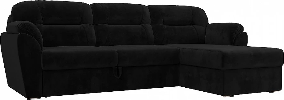 диван-кровать в стиле прованс Бостон Плюш Блэк