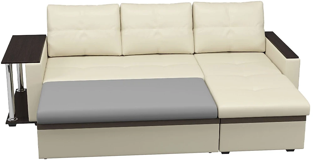 Угловой диван Атланта Серый, рогожка купить в Москве в интернет-магазине «Первый Мебельный»