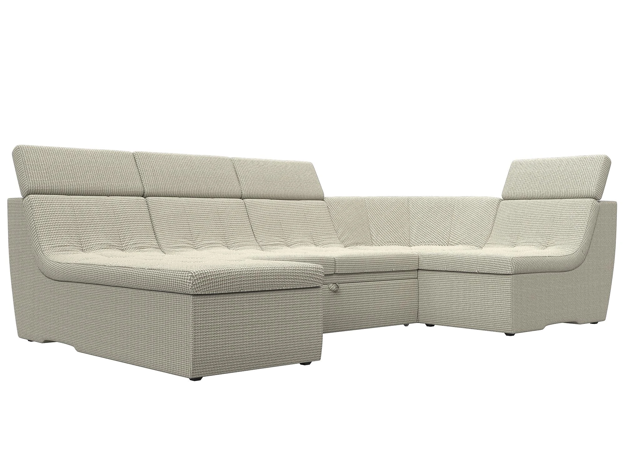  угловой диван с оттоманкой Холидей Люкс-П Дизайн 13