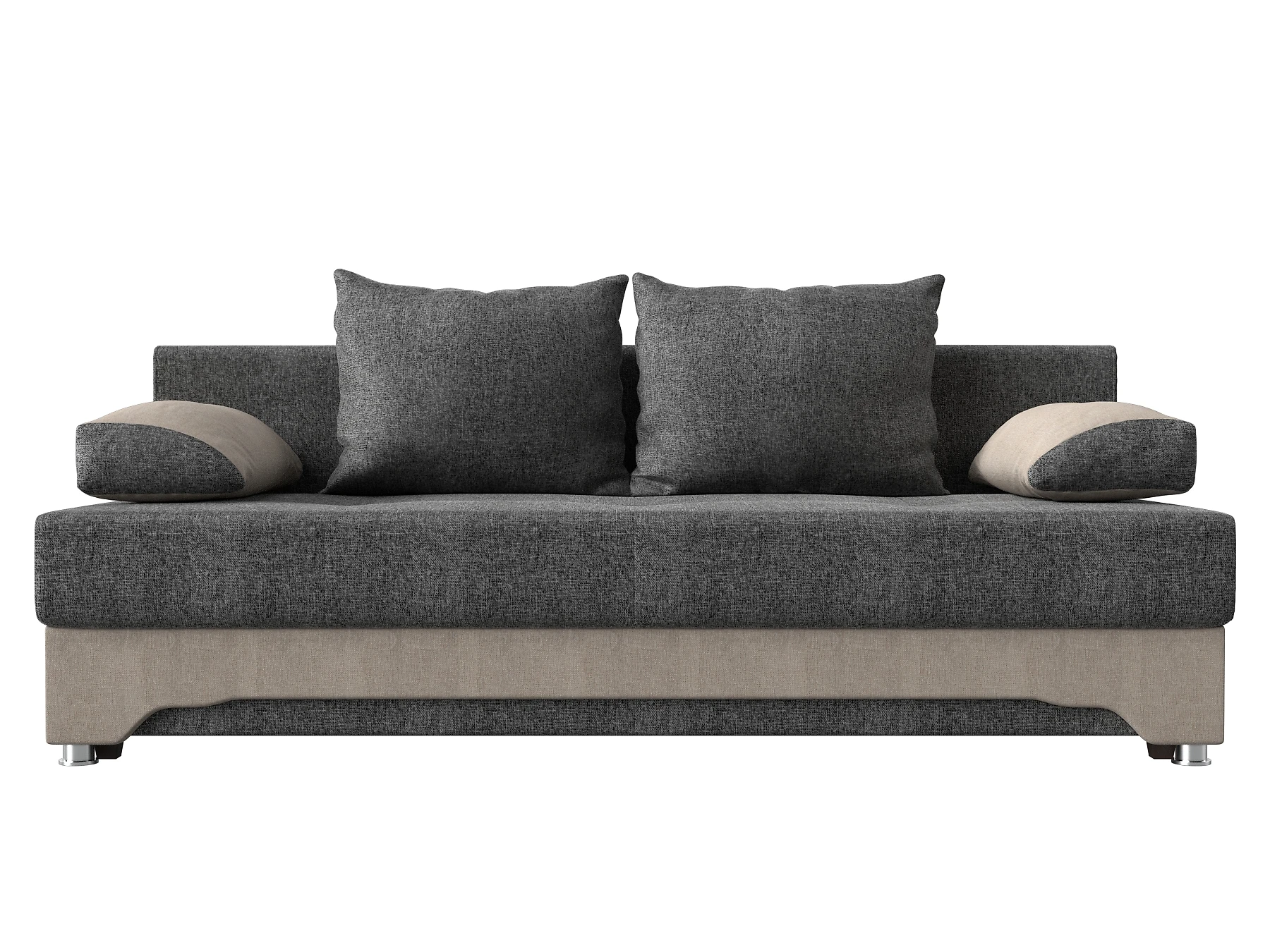 Прямой диван серого цвета Ник-2 Кантри Дизайн 8