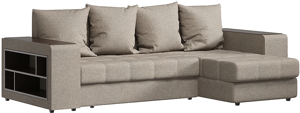 Угловой диван для ежедневного сна Дубай Крем
