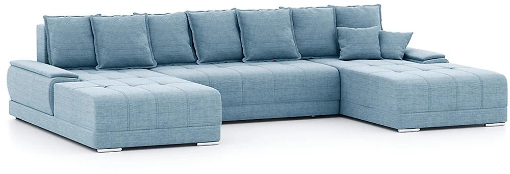 Угловой диван с канапе Nordviks П-образный Кантри Дизайн-7