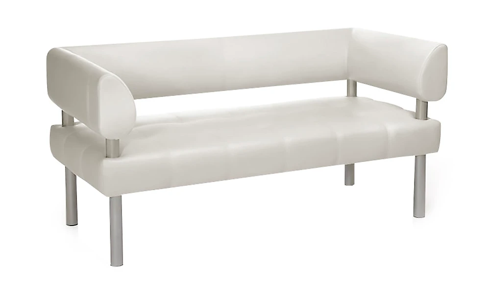 диван в скандинавском стиле Бизнес 200х78 Белый