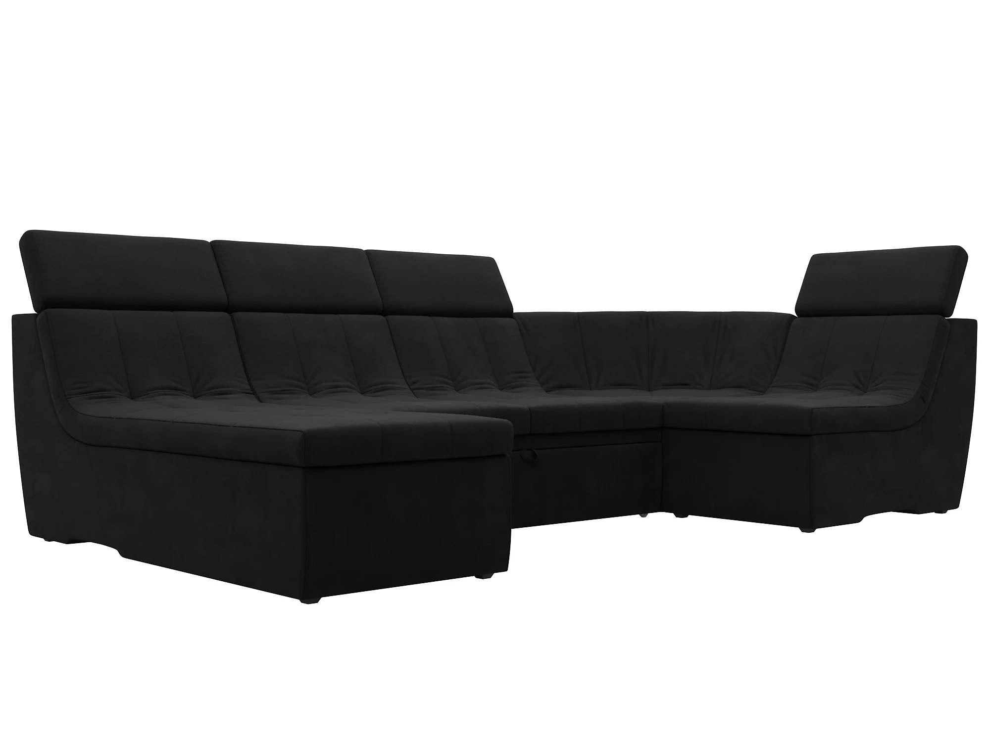  угловой диван с оттоманкой Холидей Люкс-П Дизайн 8