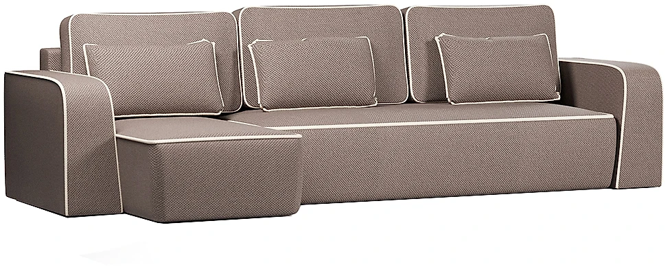 Угловой диван с независимым пружинным блоком Линда Браун