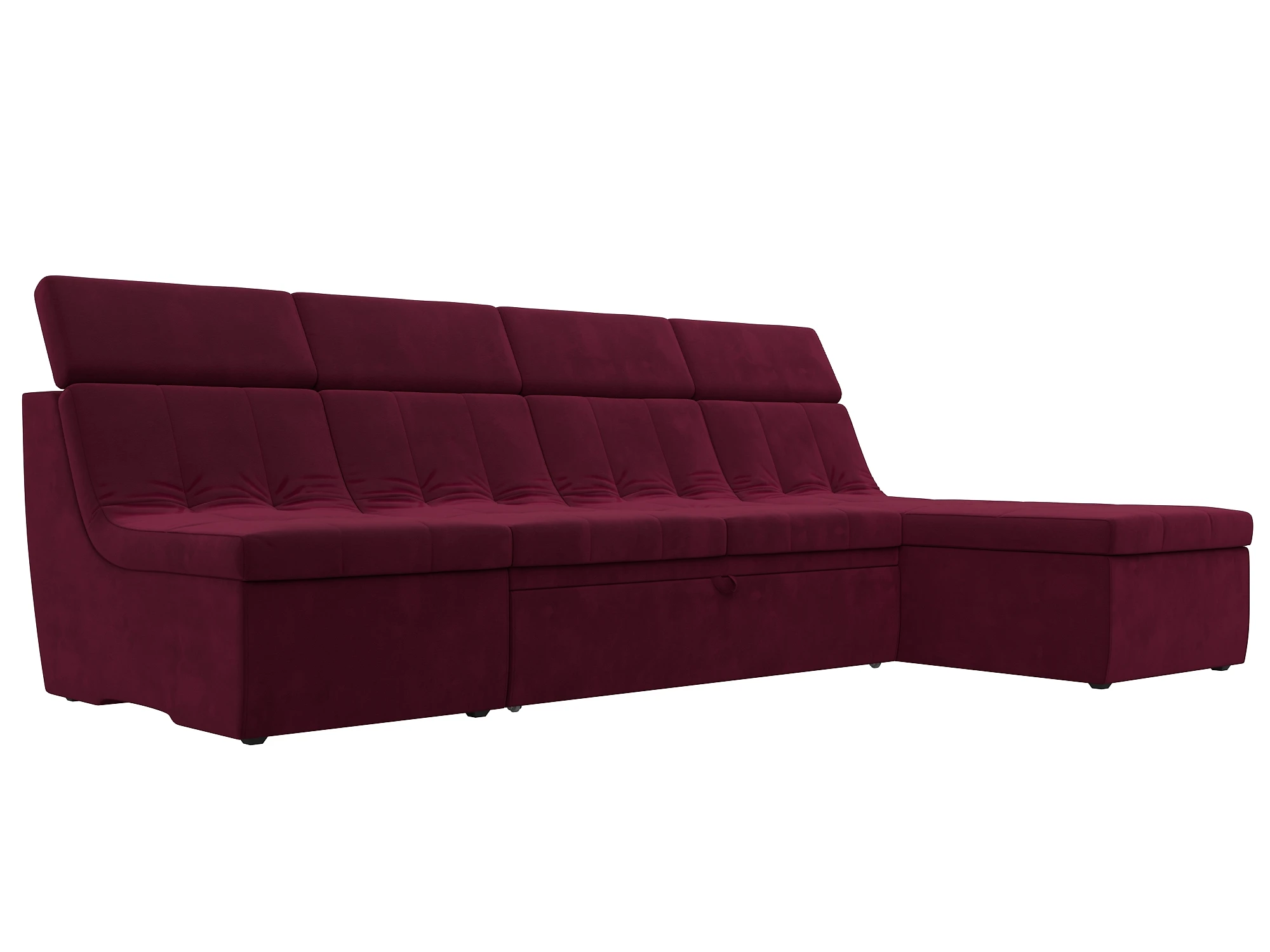 Красный модульный диван Холидей Люкс Дизайн 15
