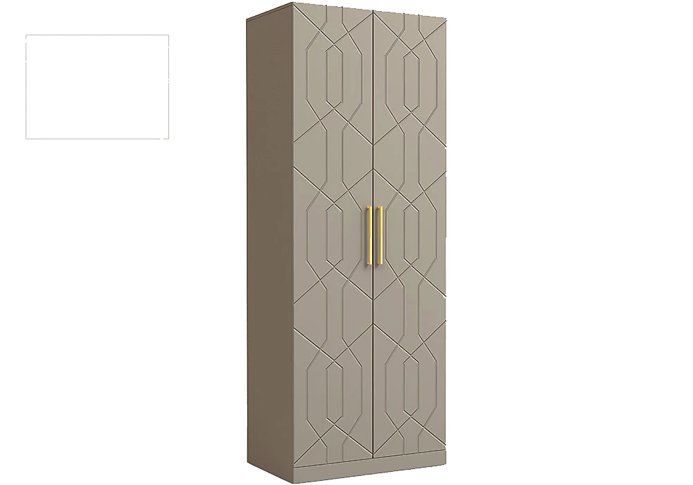 Шкаф с распашными дверями Дольче-2 Дизайн-2