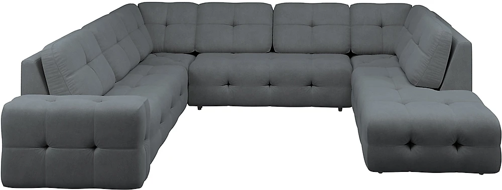 Угловой диван для офиса Спилберг-2 Дарк Грей