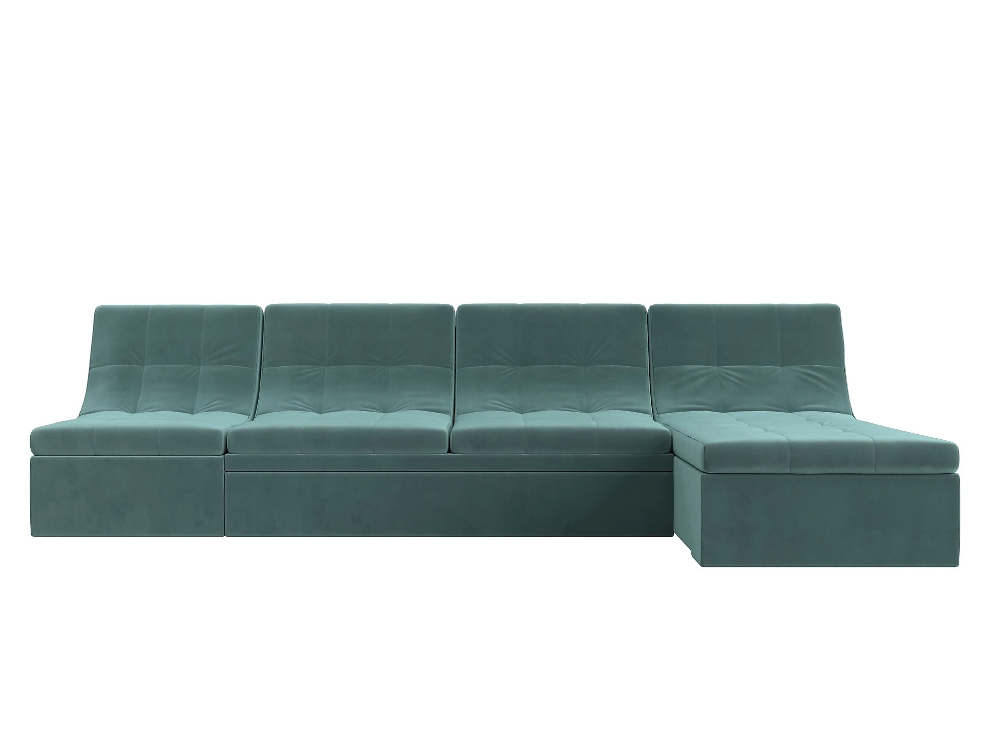 Модульный диван с оттоманкой  Холидей Плюш Дизайн 2