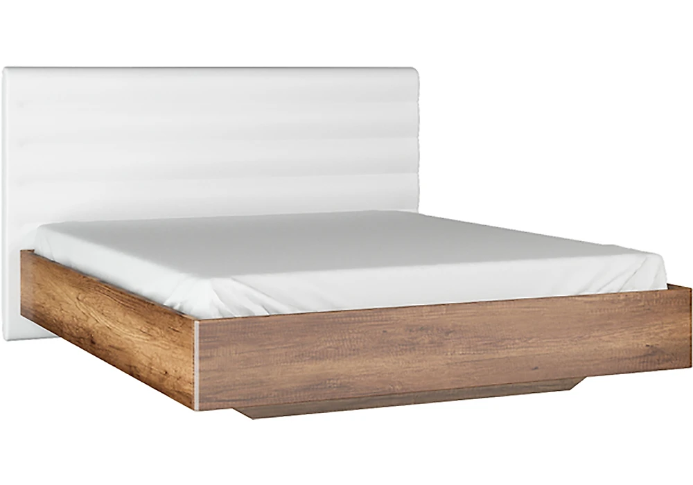 кровать в стиле минимализм Джолин-245.10 с мягким изголовьем