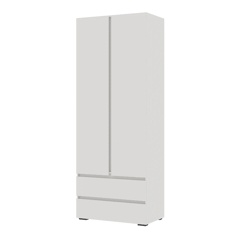 Современный распашной шкаф Хелен ШК 01 Белый