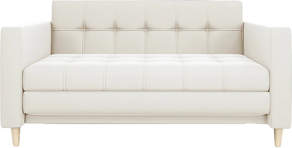 Прямой диван с механизмом аккордеон Квадро Плюш Дизайн-7