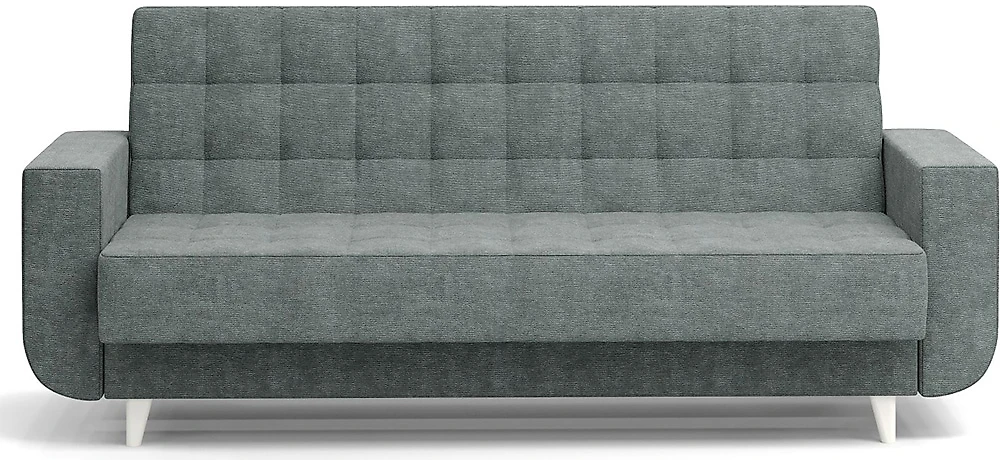 Прямой диван серого цвета Оскар 2 Дизайн 2