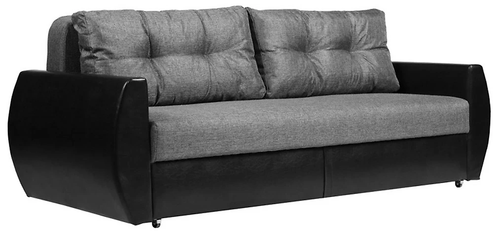Прямой диван серого цвета Бостон Кантри Грей еврокнижка