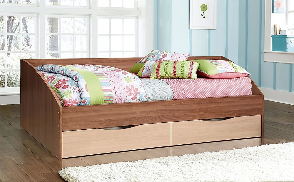 Кровать в современном стиле Фея-3 симметричная Ясень Шимо
