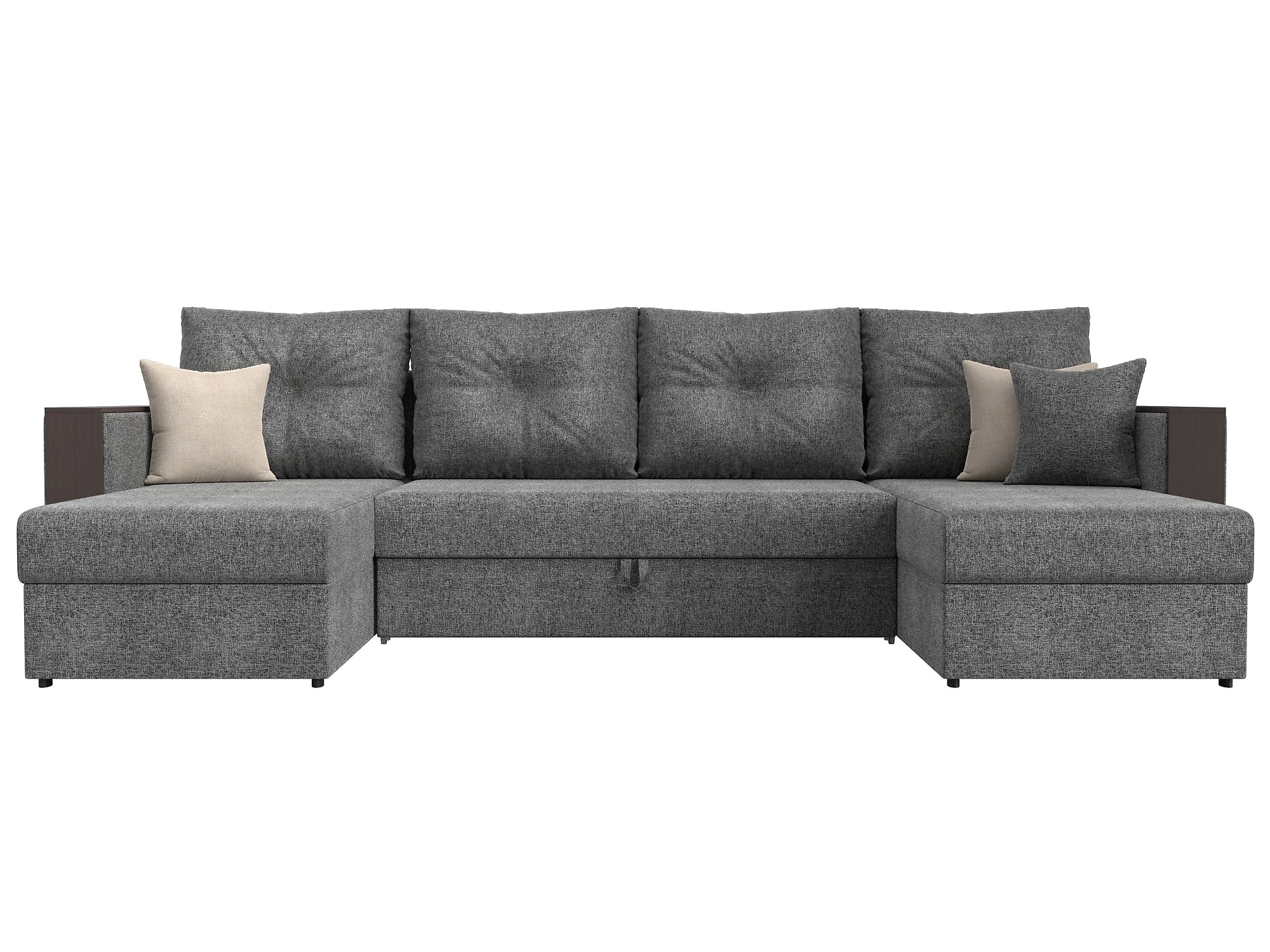  угловой диван из рогожки Валенсия-П Кантри Дизайн 3
