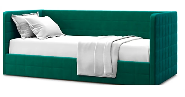 Односпальная кровать с подъемным механизмом 90х200 Брэнта Изумруд