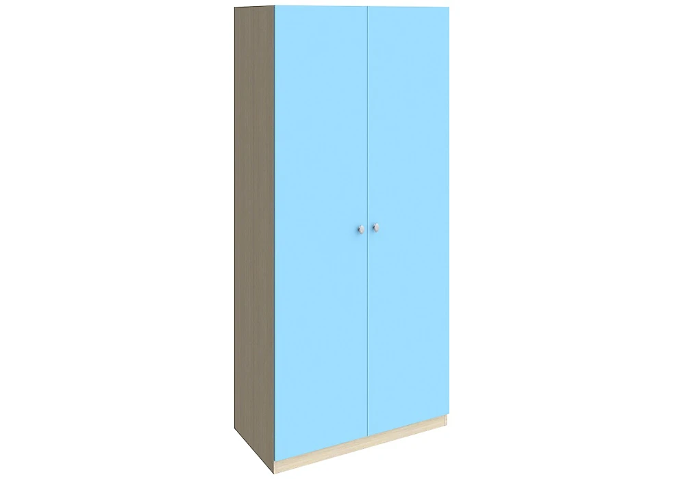 Распашной шкаф эконом класса Астра-60 (Колибри) Голубой