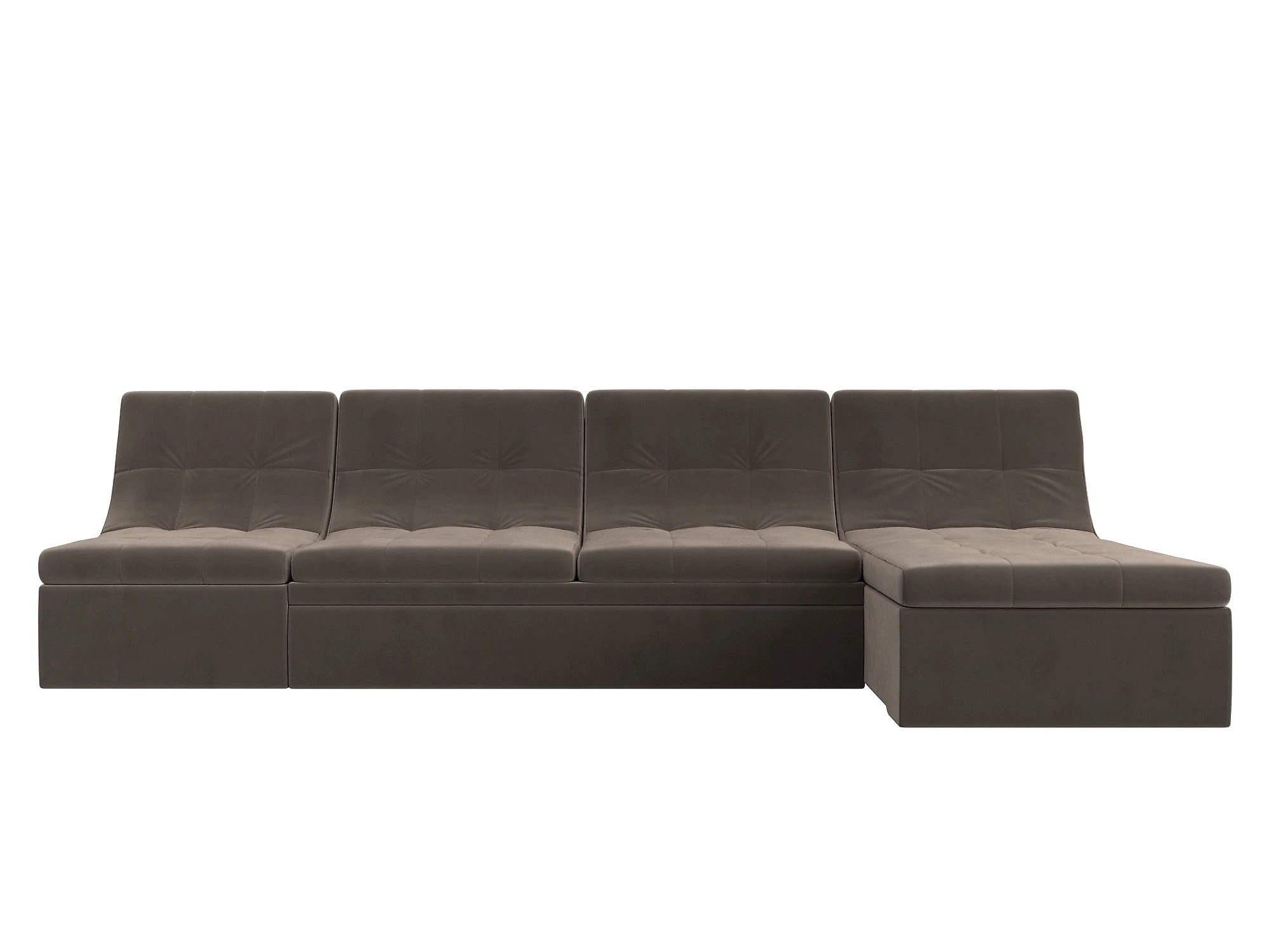 Угловой диван с канапе Холидей Плюш Дизайн 4