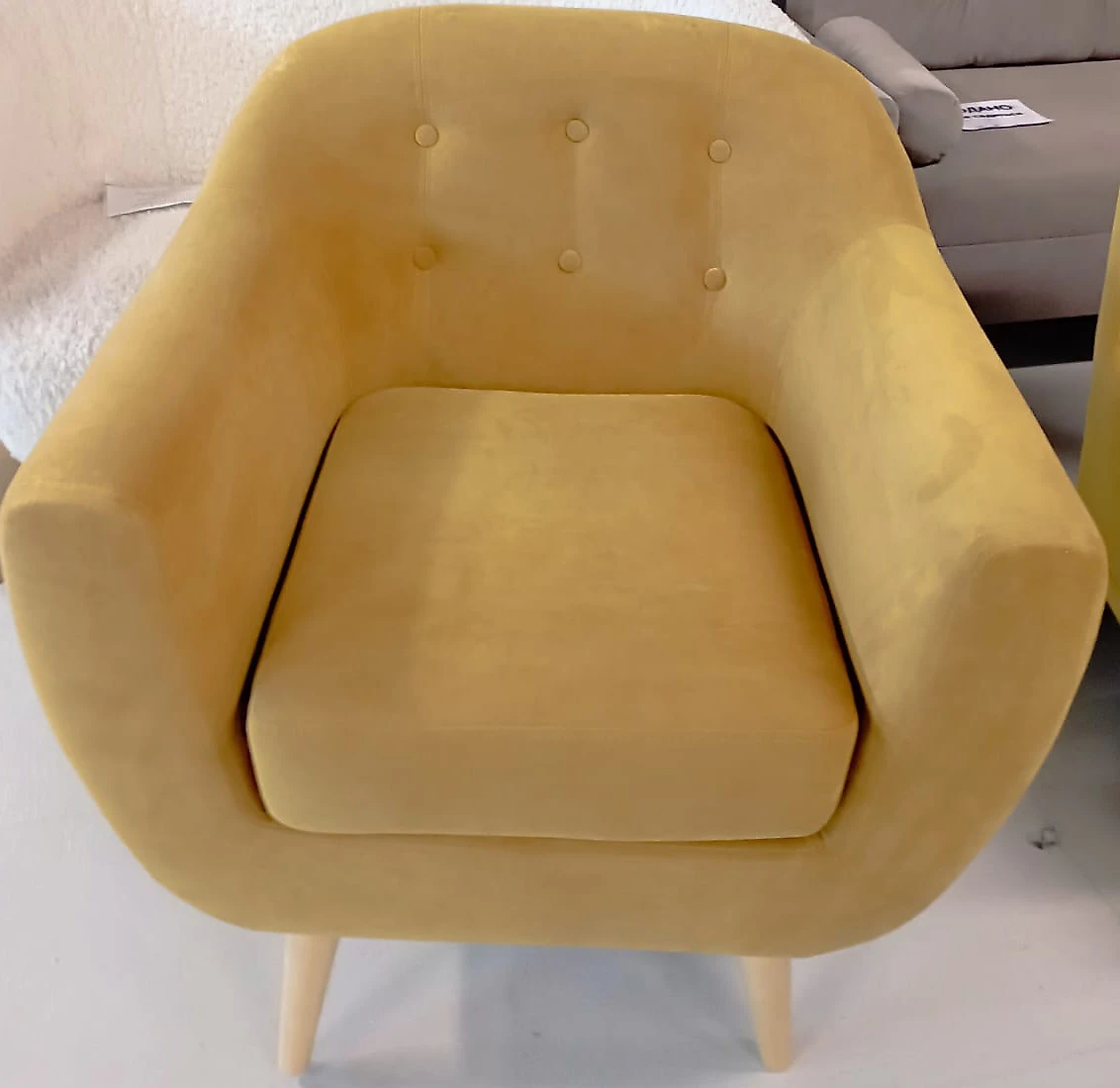 кресло желтое Роттердам арт. KZ000007767