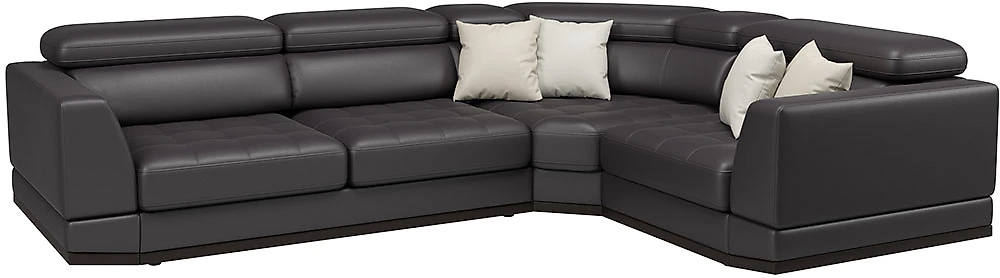 Угловой диван из экокожи Boss-45.3