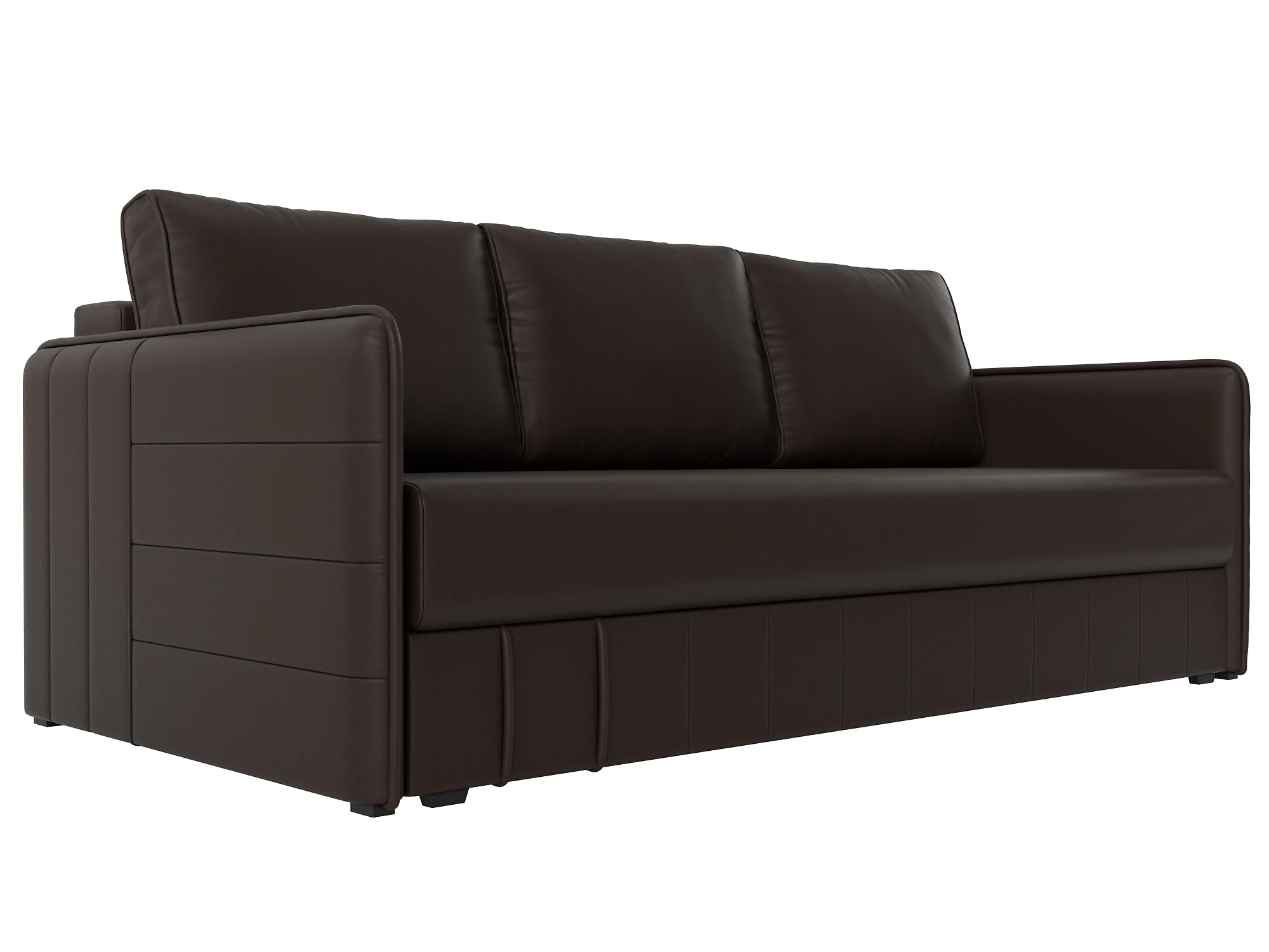 Раскладной кожаный диван Слим НПБ Дизайн 13