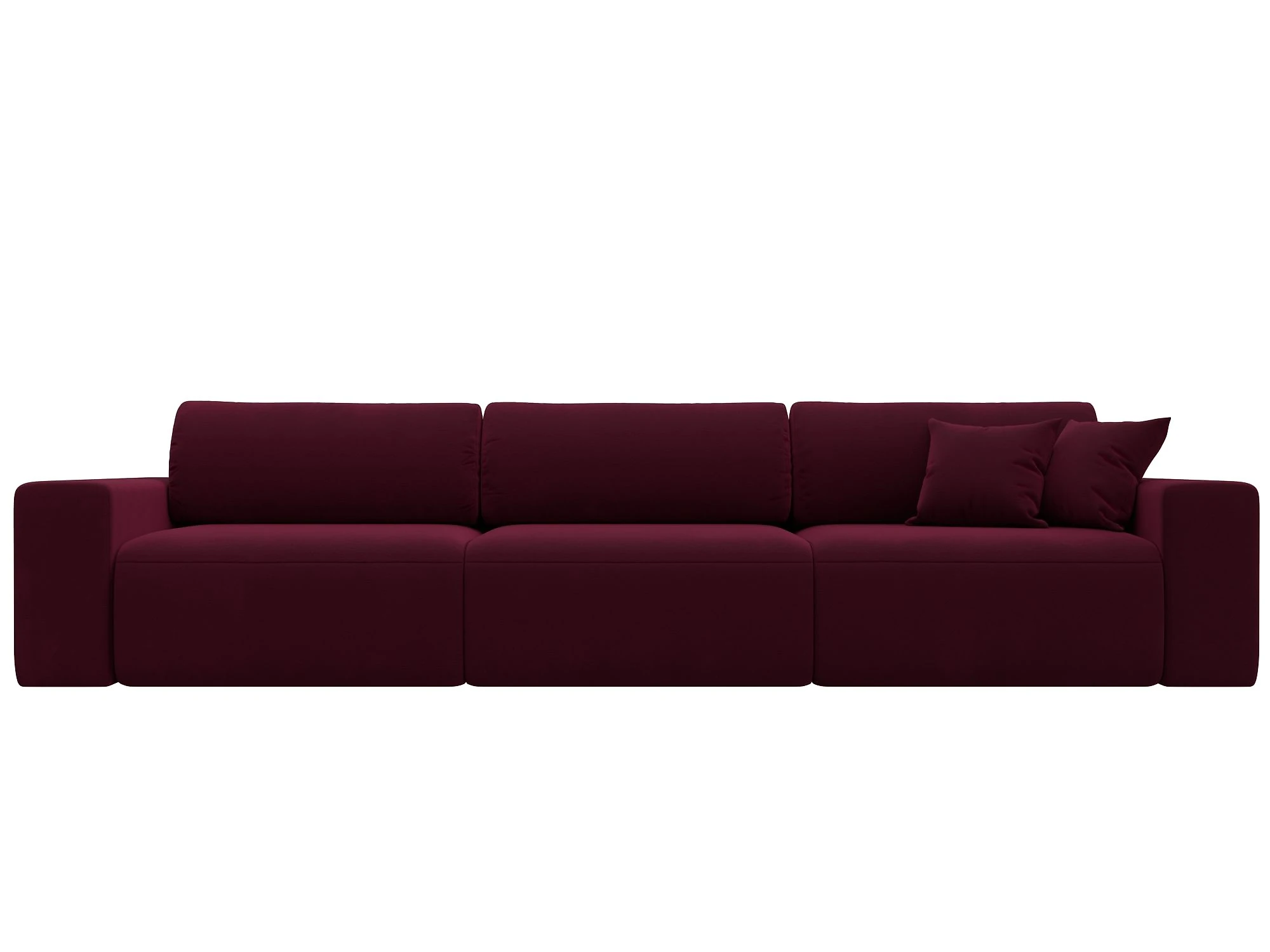 Красный диван Лига-036 Классик Лонг Дизайн 6