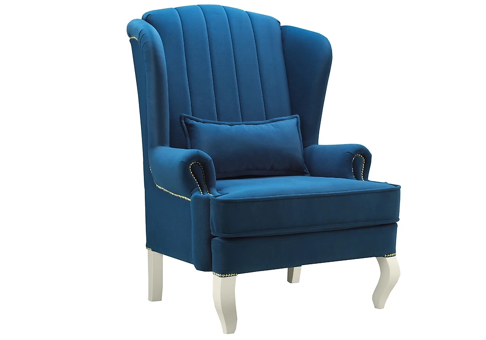 Кресло в классическом стиле Гранд Плюш Блу