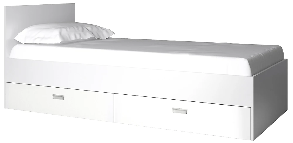 Двуспальная кровать эконом Виктория-1-90 Дизайн-1