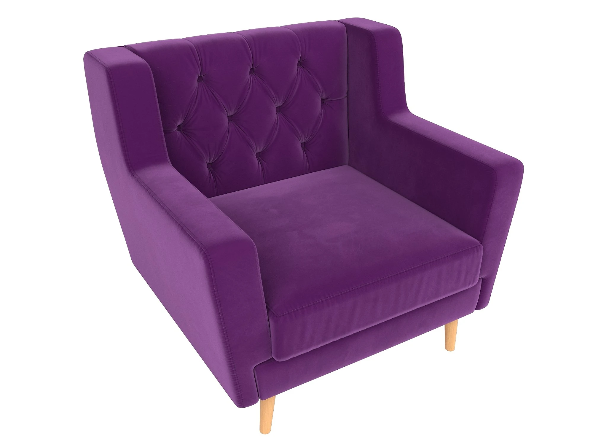 Фиолетовое кресло Брайтон Люкс Дизайн-7