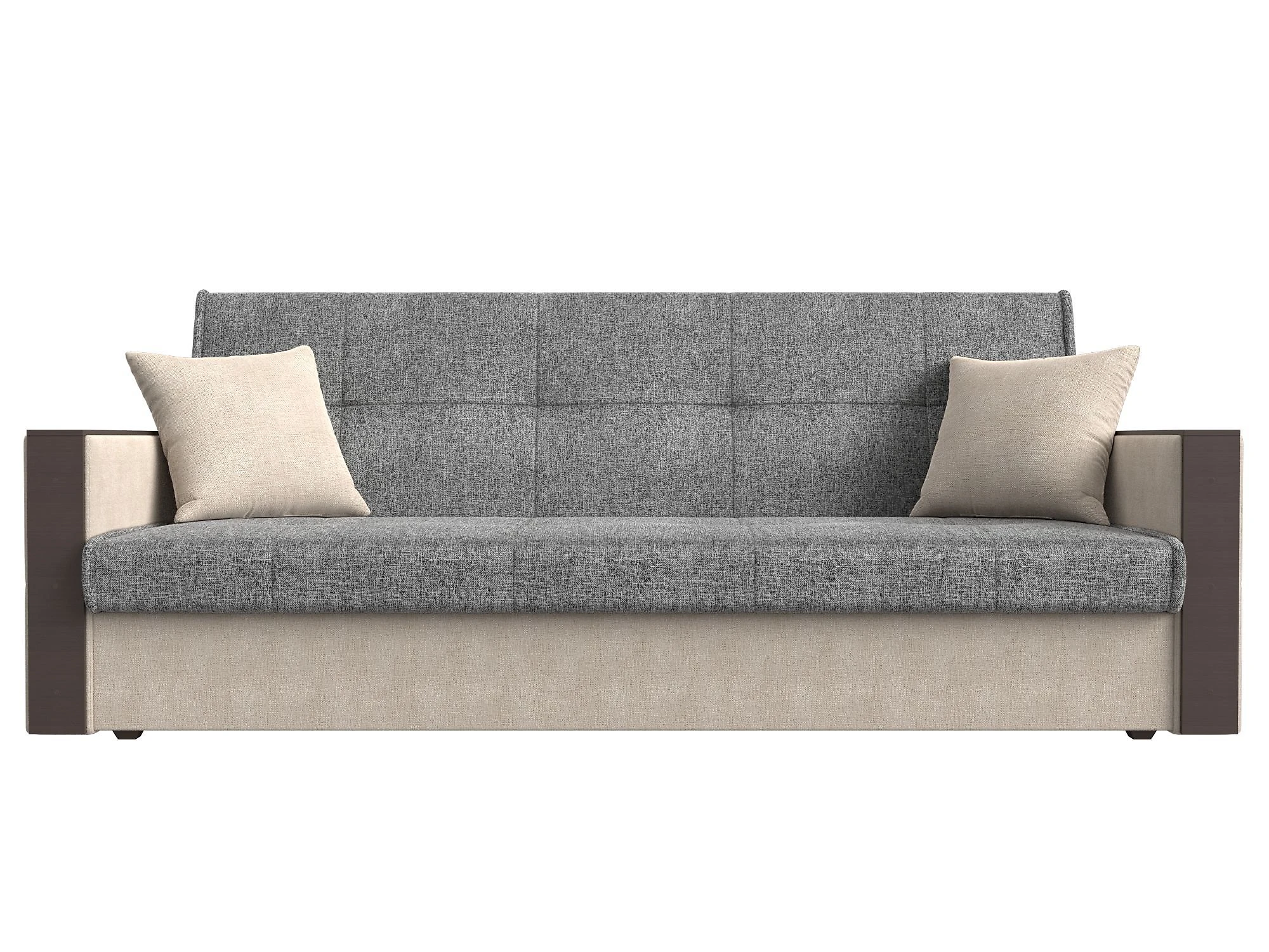 Прямой диван серого цвета Валенсия Кантри Дизайн 8 книжка