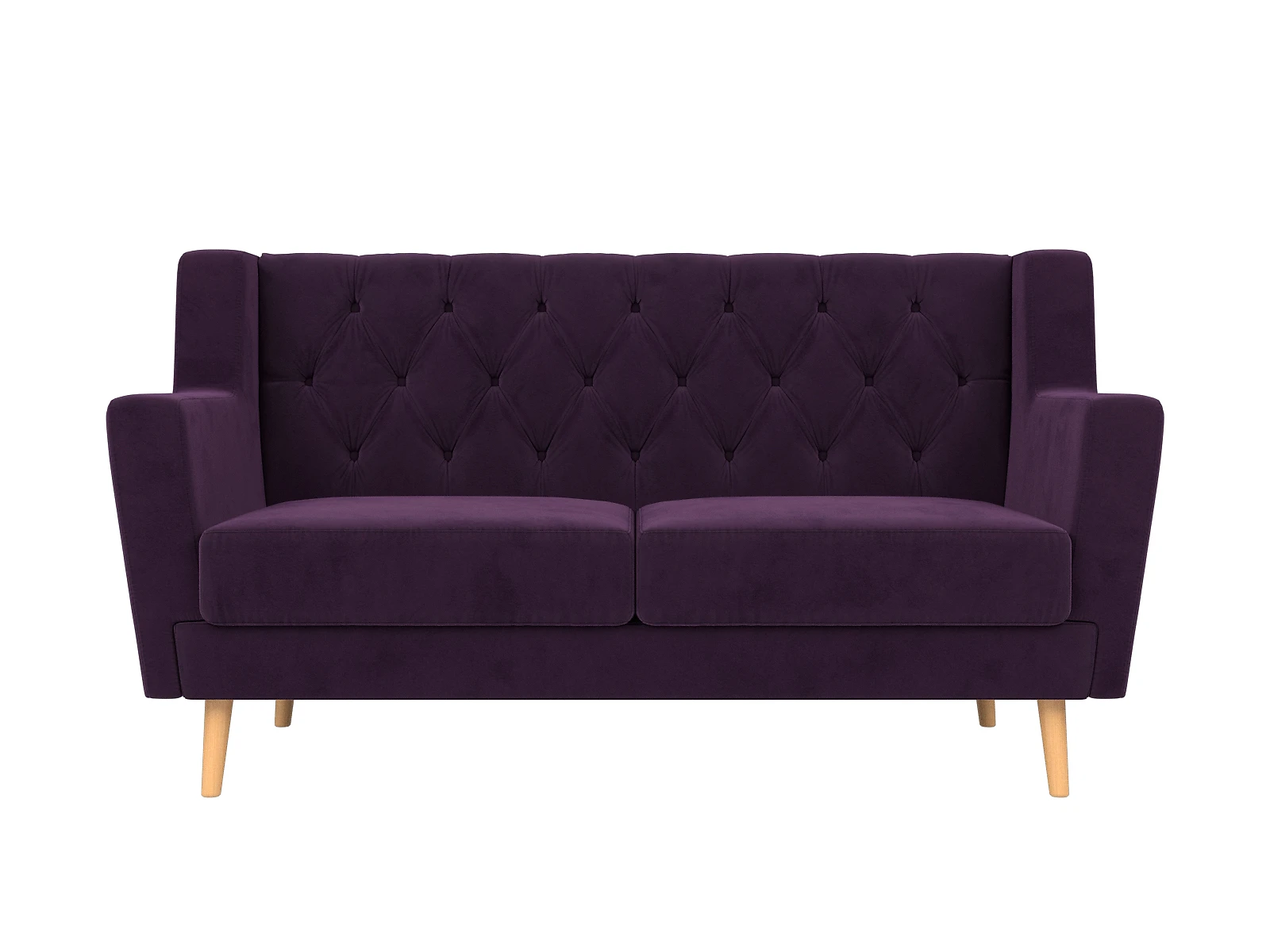Фиолетовый диван Брайтон Плюш Дизайн 7
