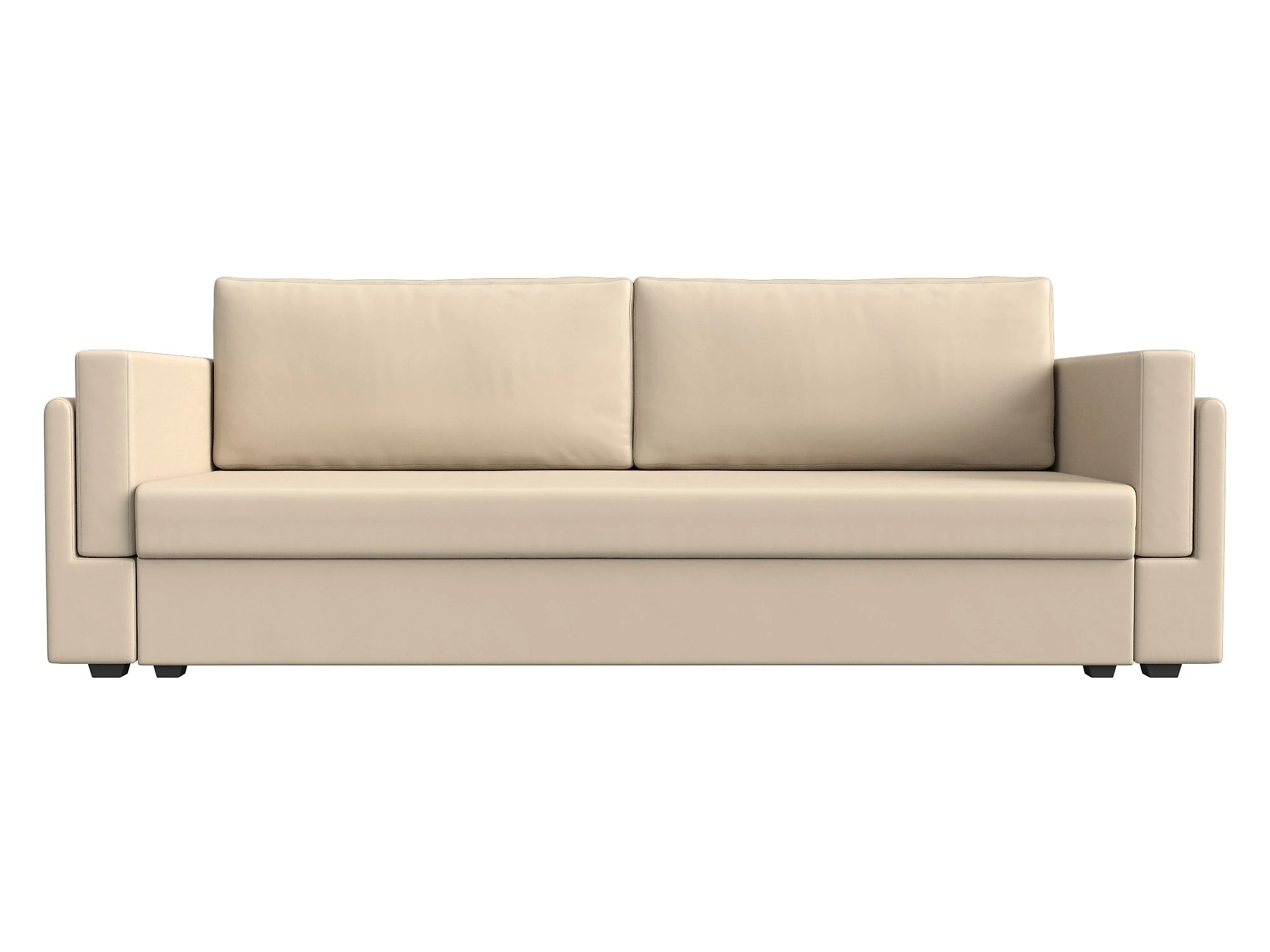 Бежевый прямой диван Лига-007 Дизайн 12