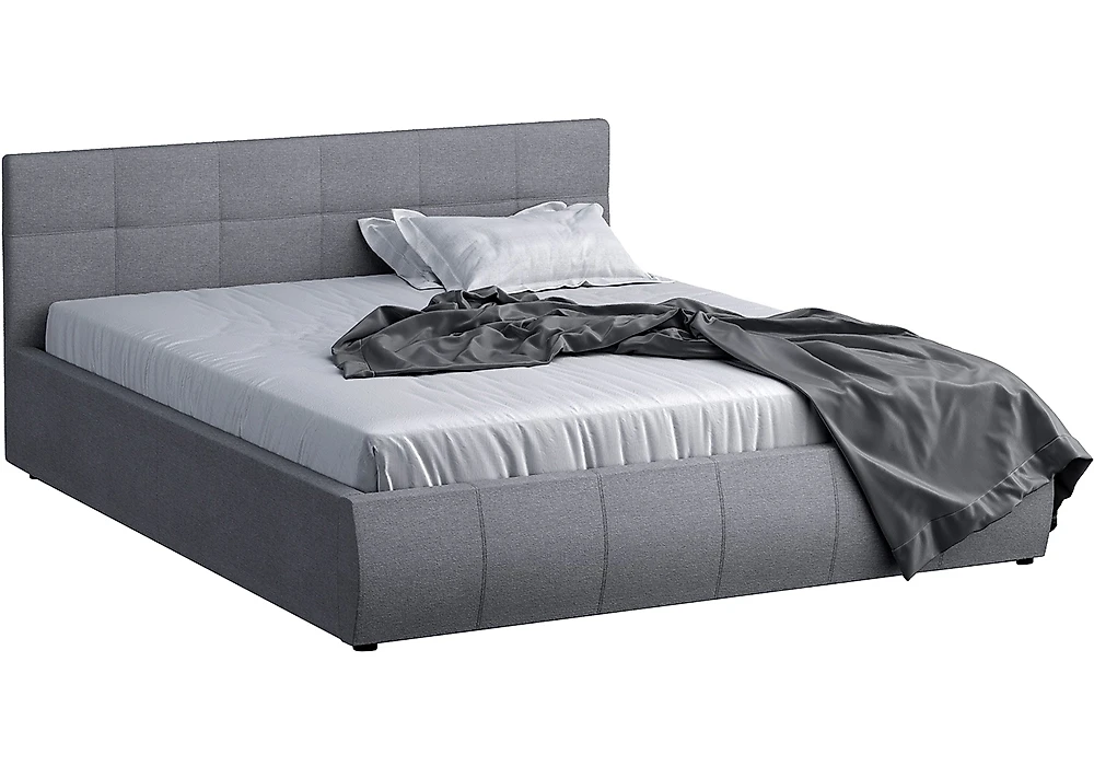 Двуспальная кровать с матрасом в комплекте Венера-1 - (Афина) Кантри Грей 180х200 с матрасом