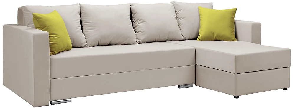 Угловой диван для ежедневного сна Саванна-2 Беж