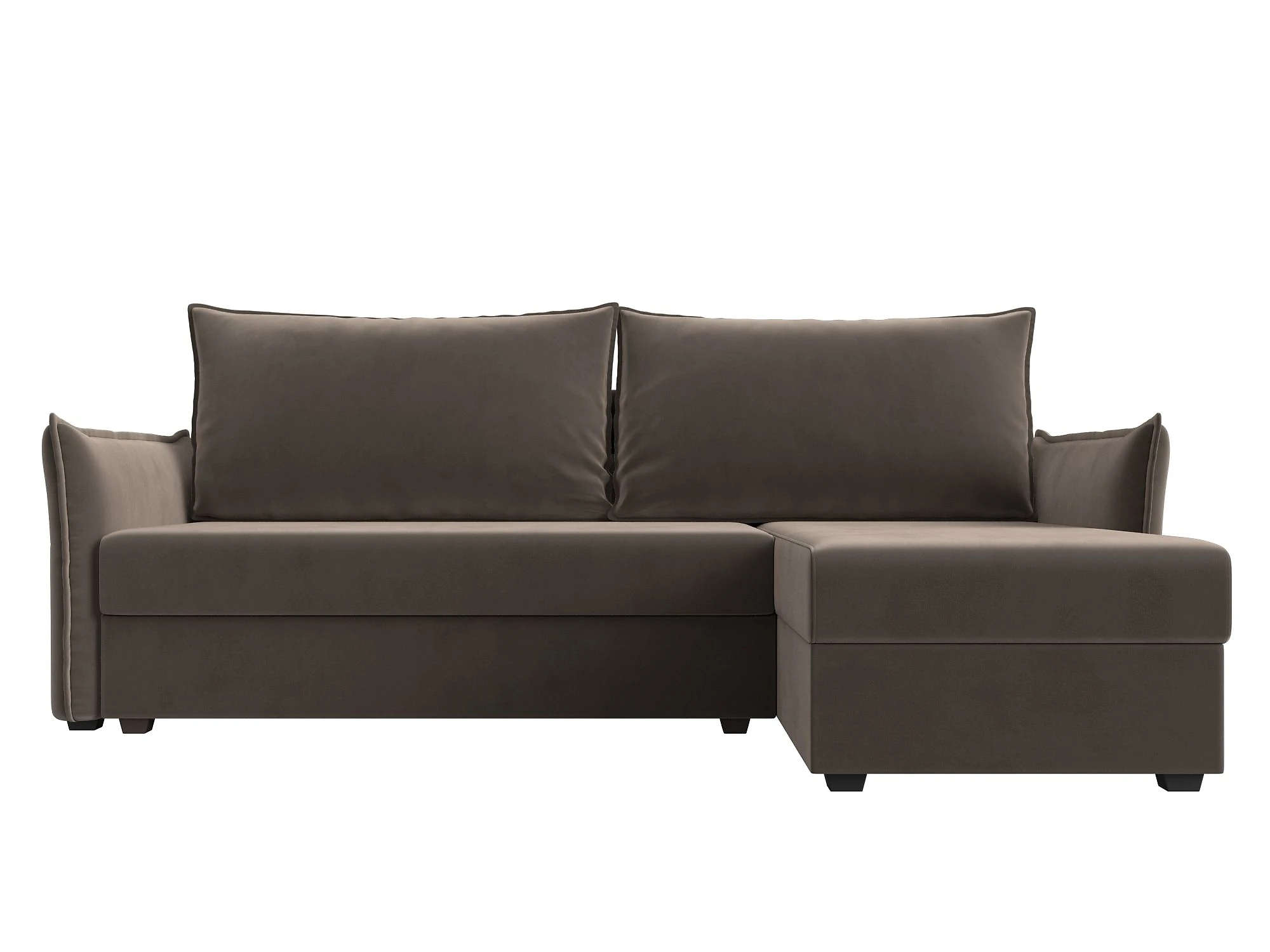 Угловой диван эконом класса Лига-004 Плюш Дизайн 5