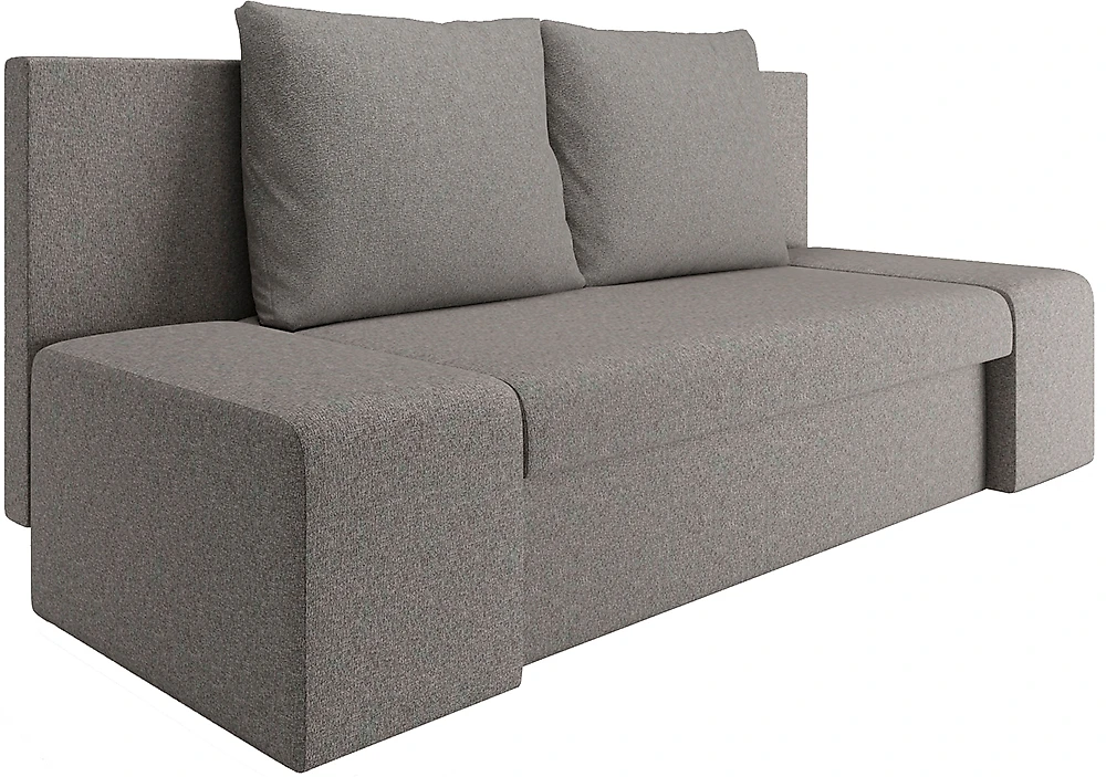 Прямой диван серого цвета Сан-Ремо (АК)