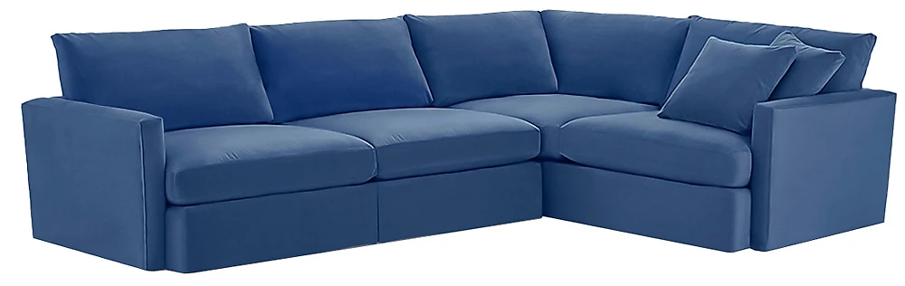 Угловой диван с механизмом пантограф Марсия Блу