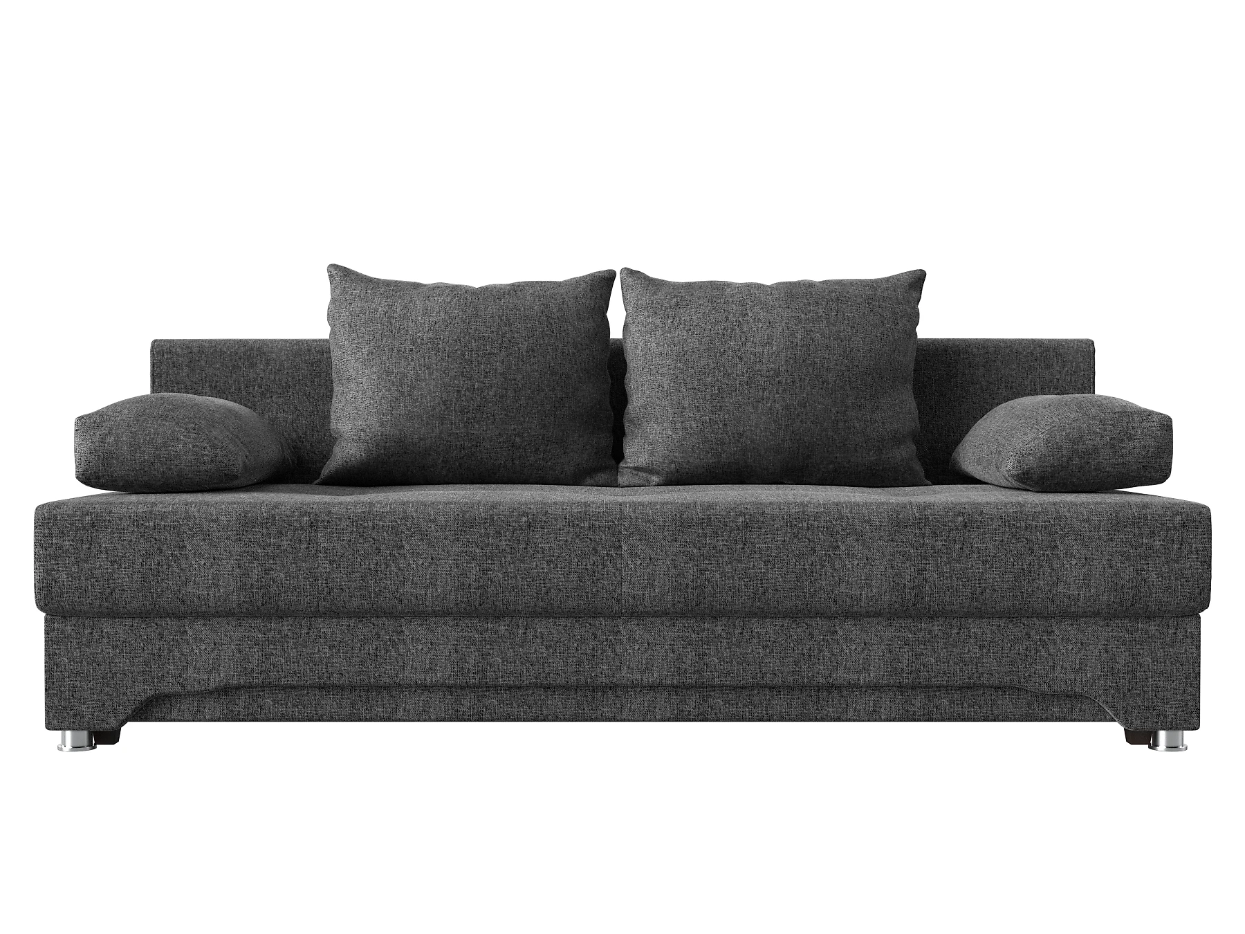 Прямой диван серого цвета Ник-2 Кантри Дизайн 3