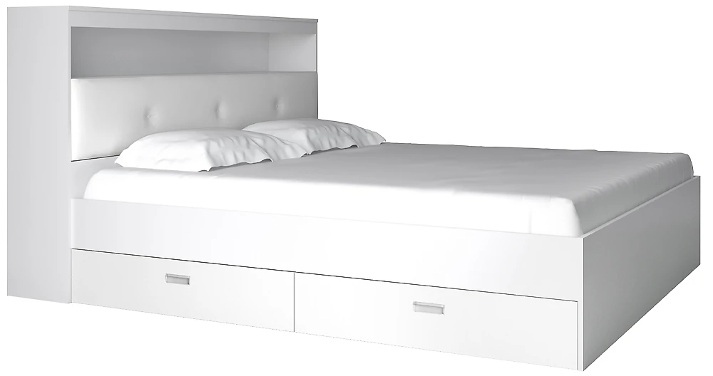 Кровать с мягкой спинкой Виктория-3-180 Дизайн-2