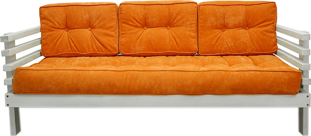 Оранжевый диван Стоун