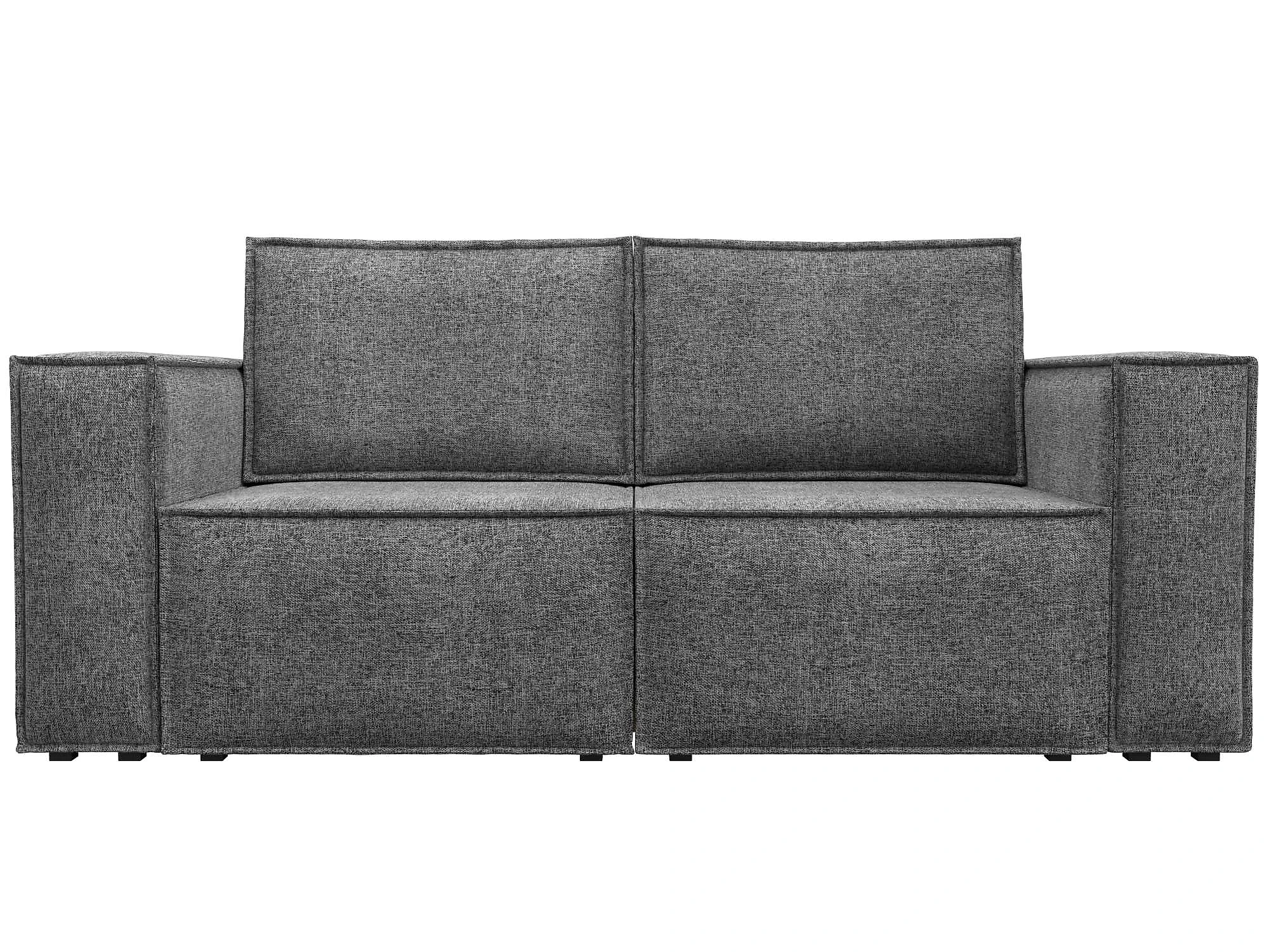 Прямой диван серого цвета Куба мини Кантри Дизайн 3