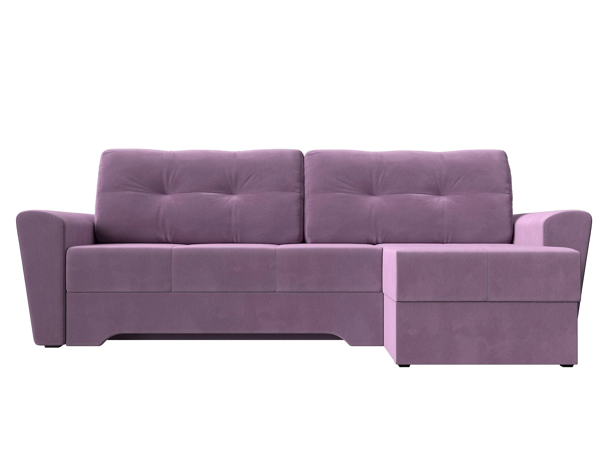 Угловой диван фиолетовый Амстердам Дизайн 32