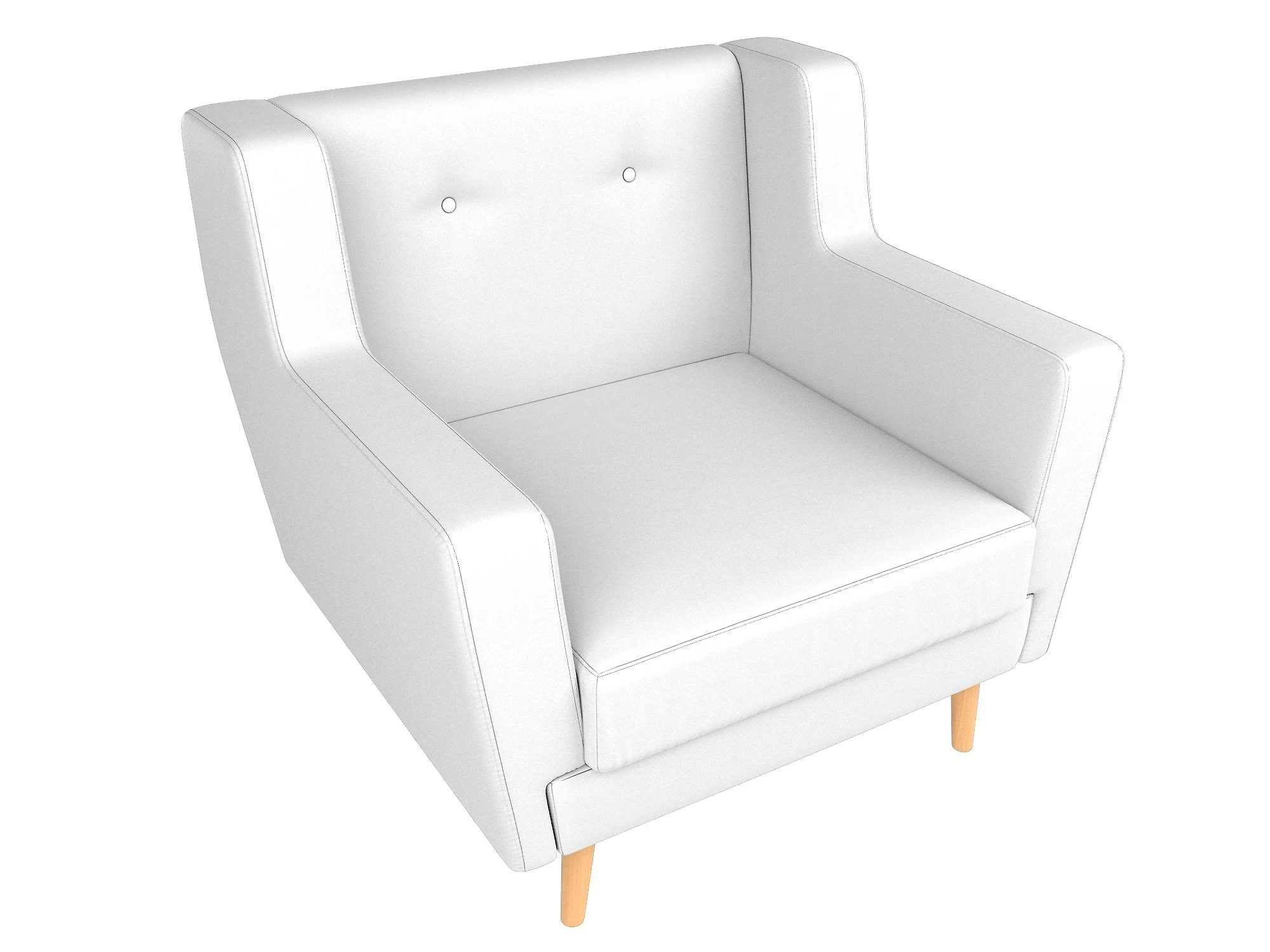 Белое кресло Брайтон Дизай-10