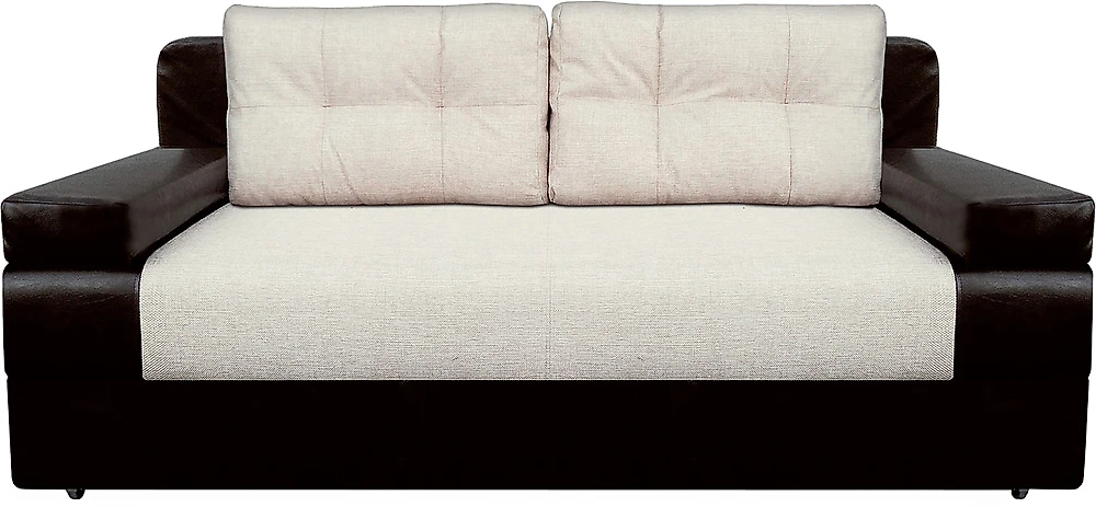 Прямой диван из рогожки Амстердам-мини Вудлайн Крем