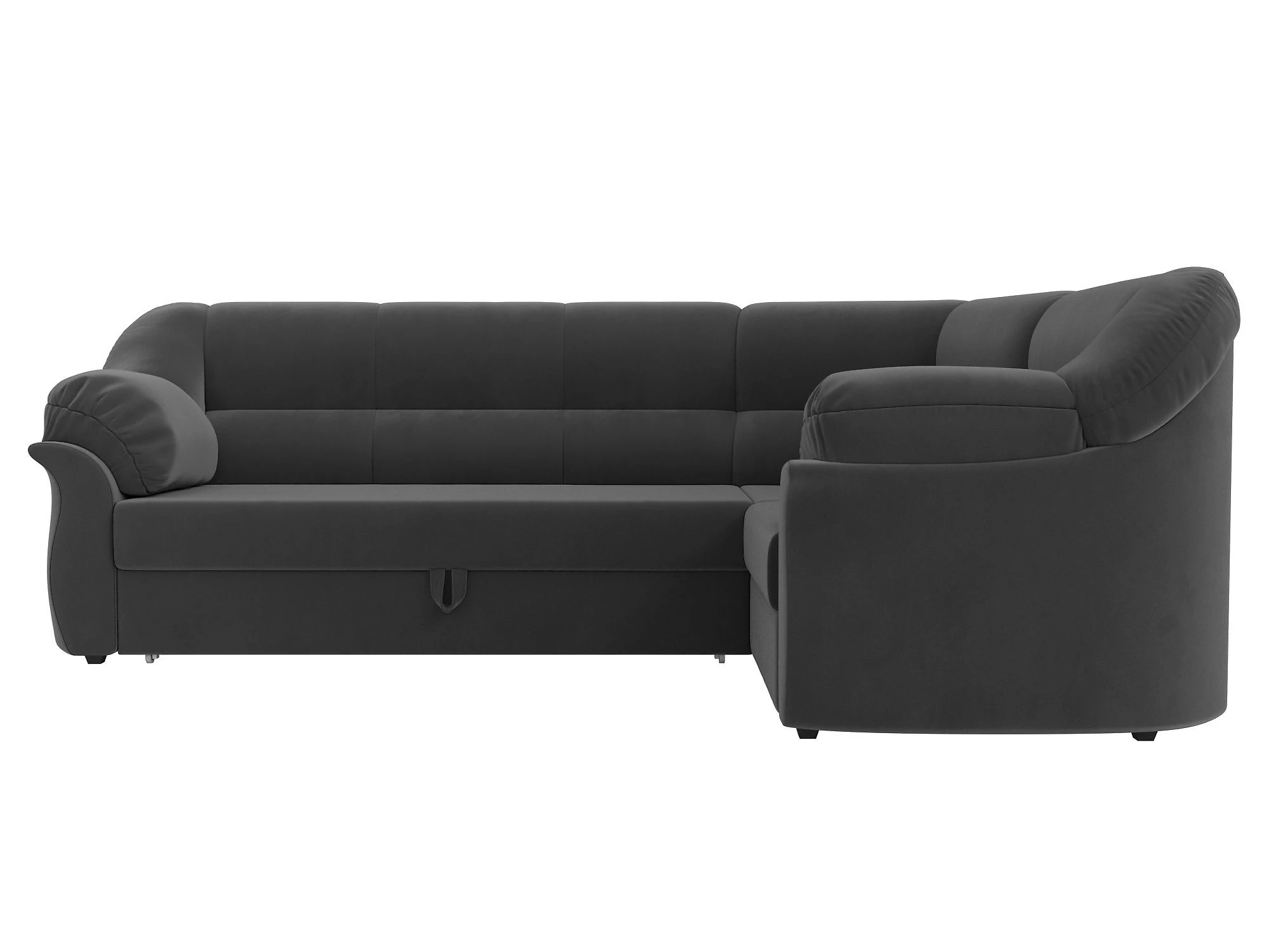 Угловой диван для гостиной Карнелла Плюш Дизайн 25