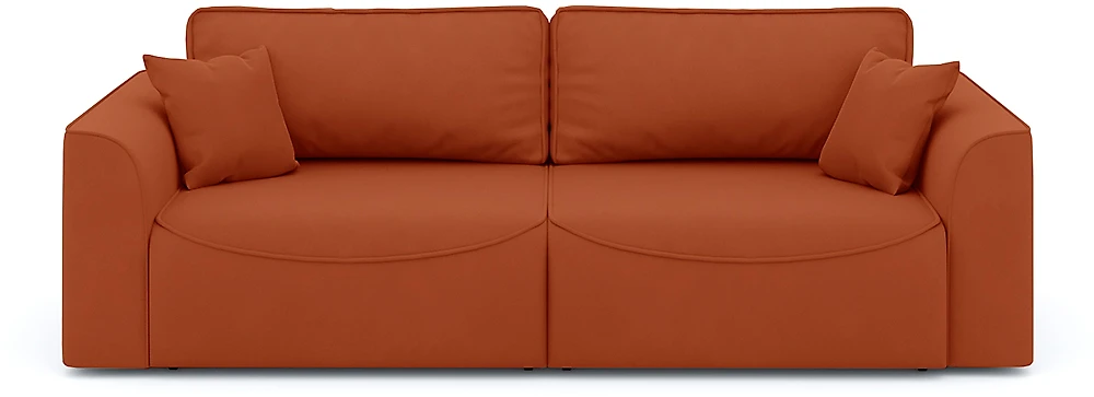 Оранжевый диван Рафаэль Плюш Дизайн 25