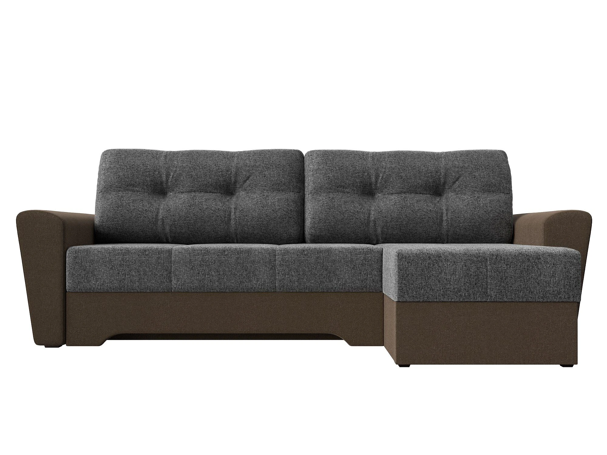 Серый угловой диван Амстердам Кантри Дизайн 3